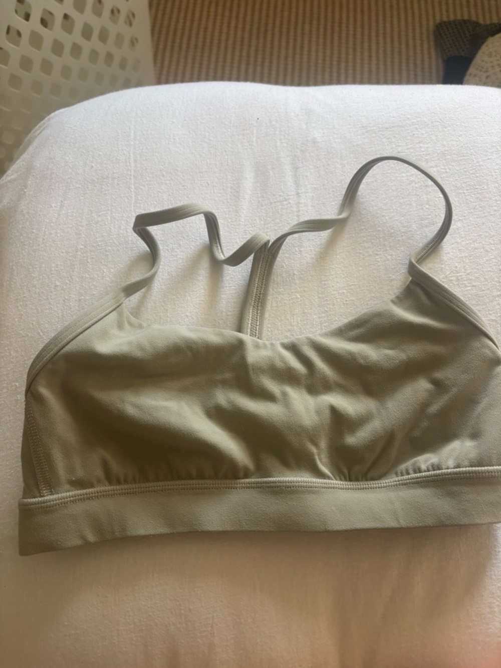 lululemon athletica Sage Green Seamless Sports Bra